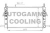 AUTOGAMMA 100362 Radiator, engine cooling